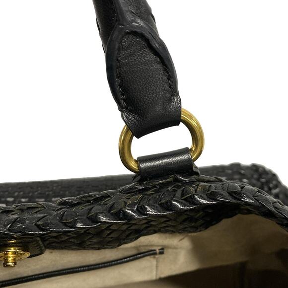 PRADA Triangle Logo Tote Bag - Picture 15 of 16